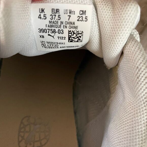 PUMA Smash Platform 3.0 Women’s Sneakers Style 390758-03 Peach White Size 7 - Picture 11 of 13